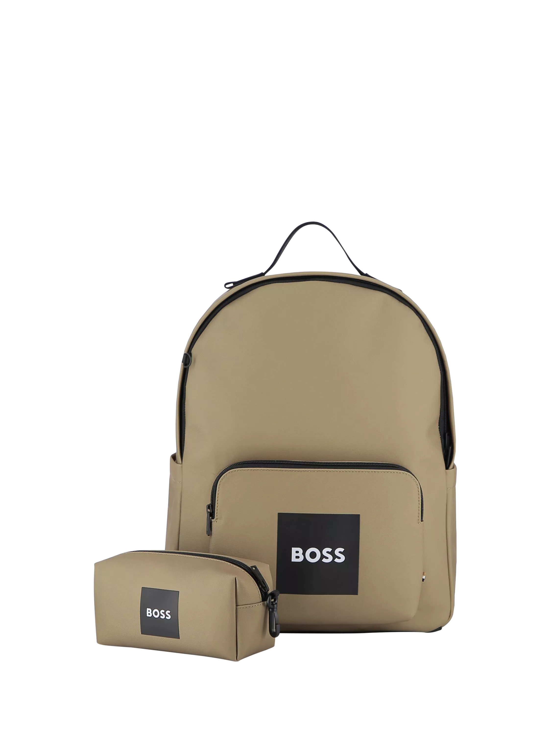 HUGO BOSS kids backpack set Dark Stone, imported from the UK