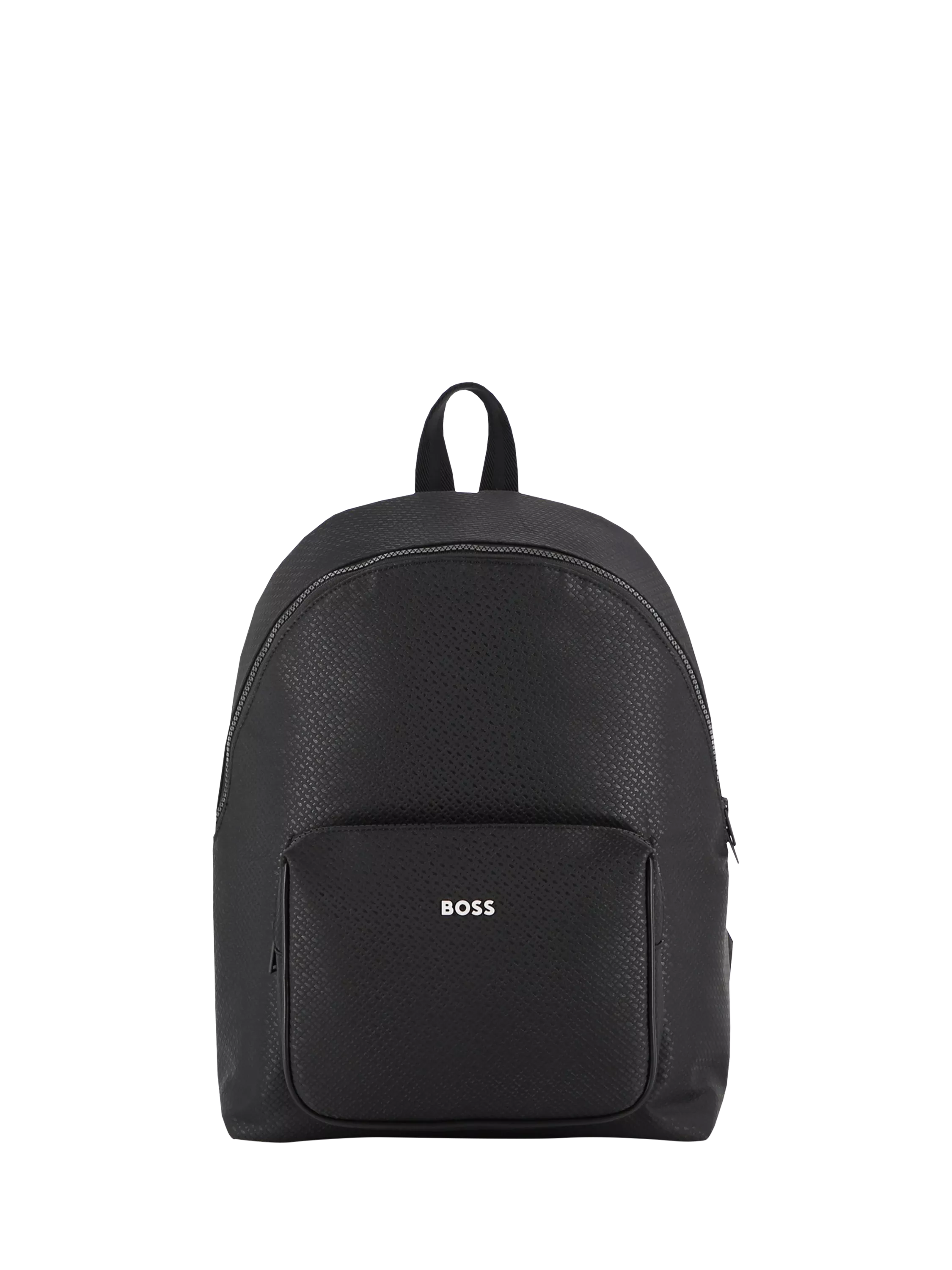 HUGO BOSS Kids' Zipped Backpack, Black
