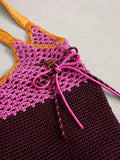 White Stuff Christe Crochet Shopper pink multi, UK version