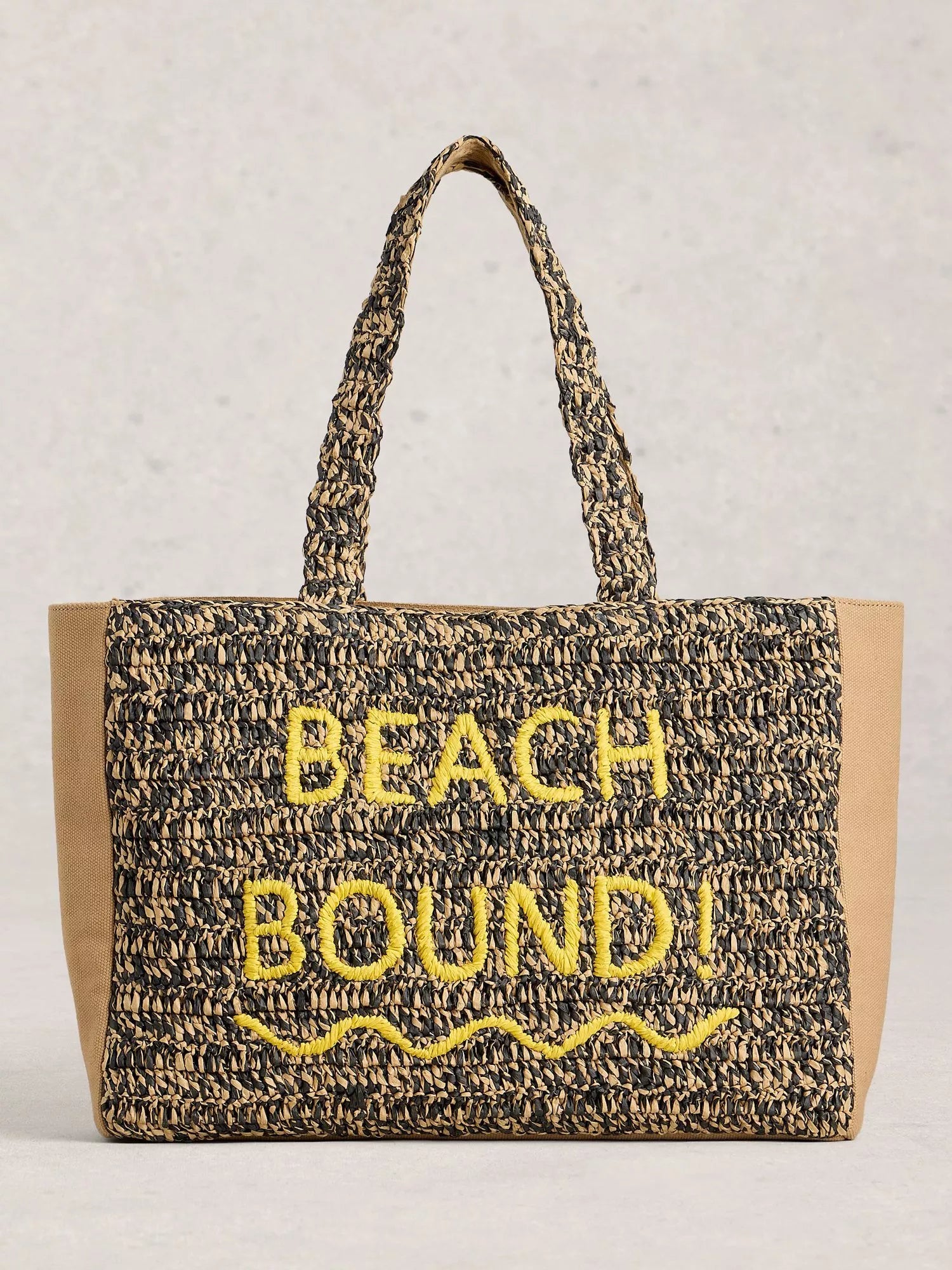 White Stuff Beach Bound Tote Bag, Natural