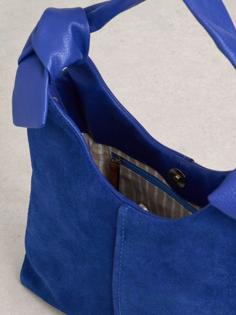 White Stuff Darla shoulder bag blue, imported from the UK