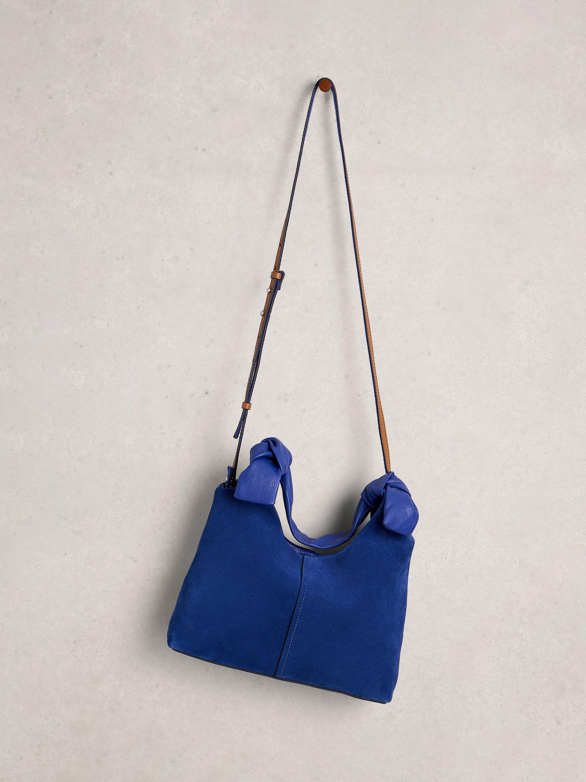 White Stuff Darla shoulder bag blue, imported from the UK