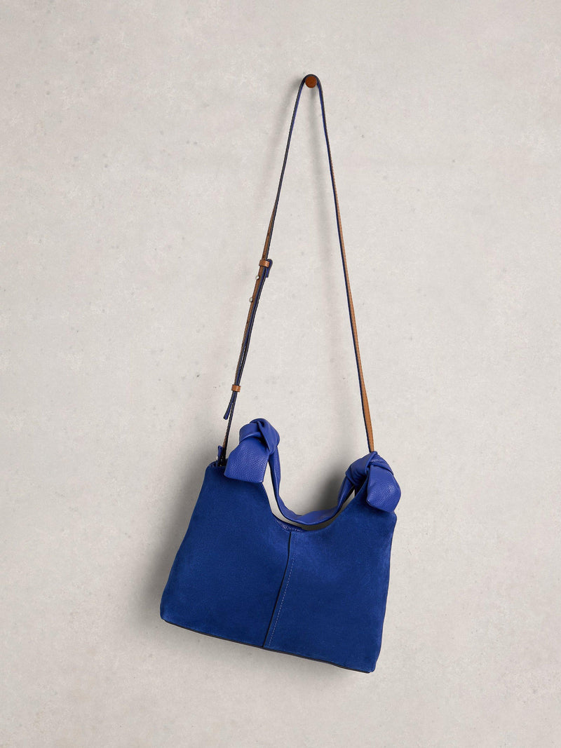 White Stuff Darla shoulder bag blue, imported from the UK