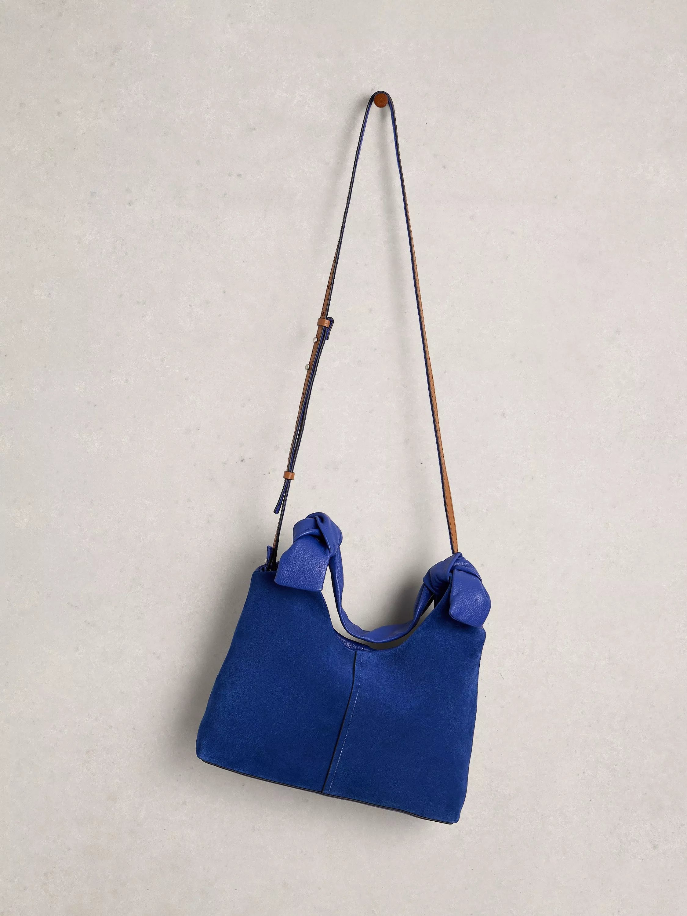 White Stuff Darla shoulder bag blue, imported from the UK