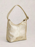 White Stuff mini leather crossbody bag in gold - British product