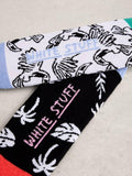 White Stuff leaf bird print sock liners pack of 2, UK version