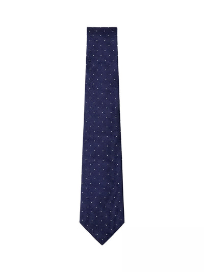 John Lewis Hackett London Pure Silk Small Polka Dot Tie- Buy online at McGrocer