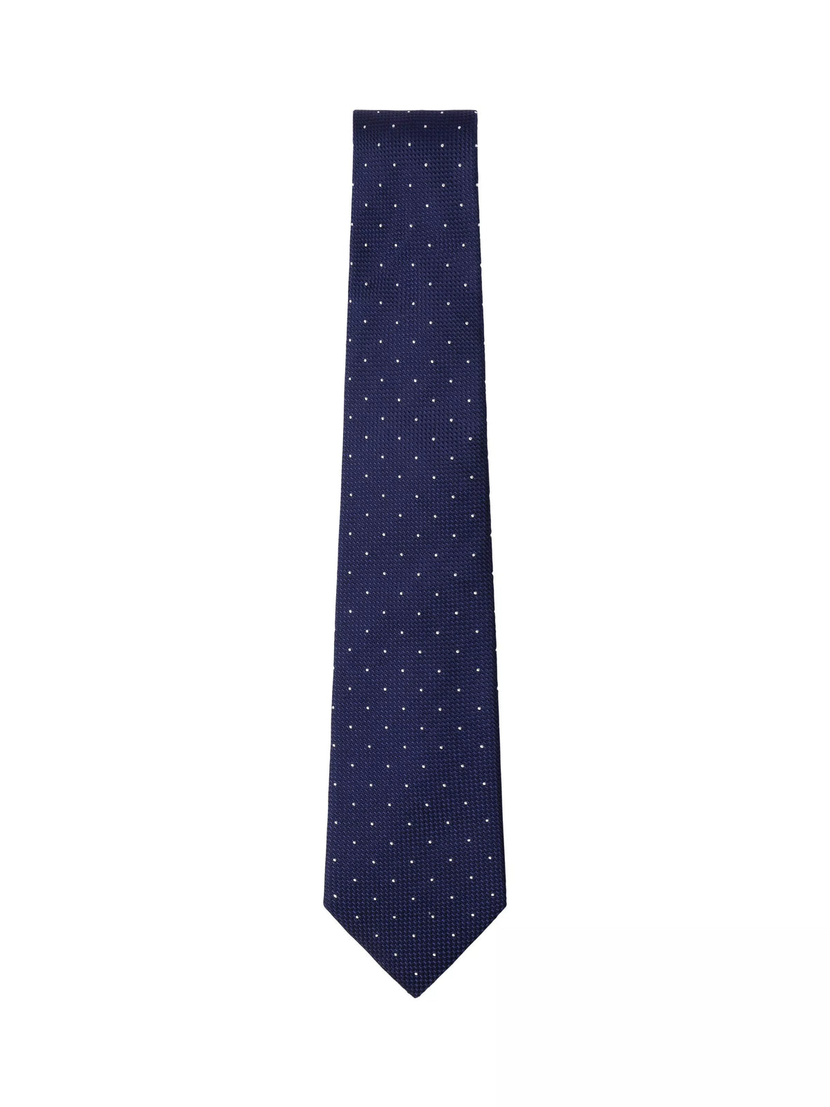 Hackett London silk small polka dot tie, imported from the UK