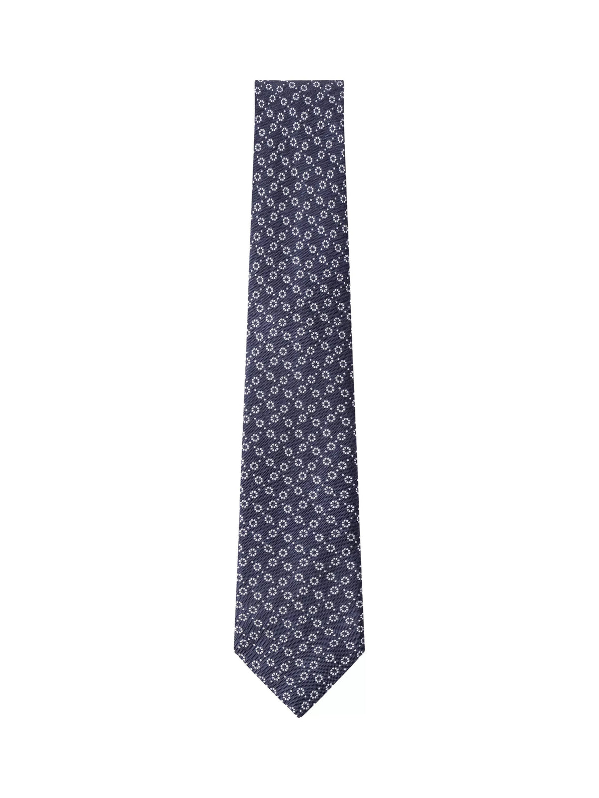 Hackett London silk linen dot print tie, imported from the UK