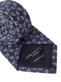 Hackett London silk linen dot print tie, imported from the UK