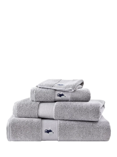 John Lewis Ralph Lauren Polo Player Cotton Bath Towel 90x160cm- Buy online at McGrocer