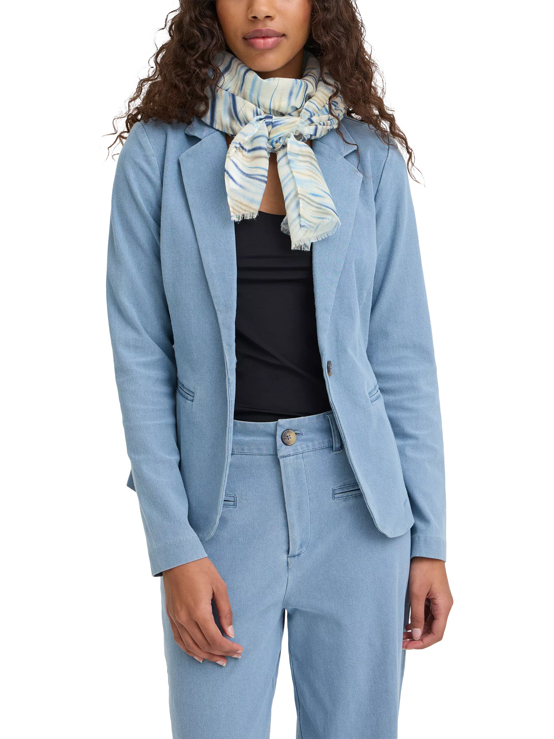 ICHI Ianja Scarf Nebulas Blue, UK version