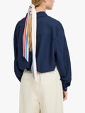 ICHI Iabida Birch striped scarf, UK version