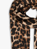 ICHI agate animal print scarf black multi - British product