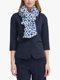 ICHI geometric scarf in Nebulas Blue, imported from the UK