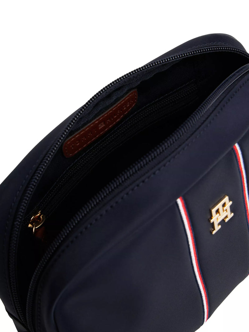 Tommy Hilfiger Popette Monogram Crossbody Camera Bag blue - British product