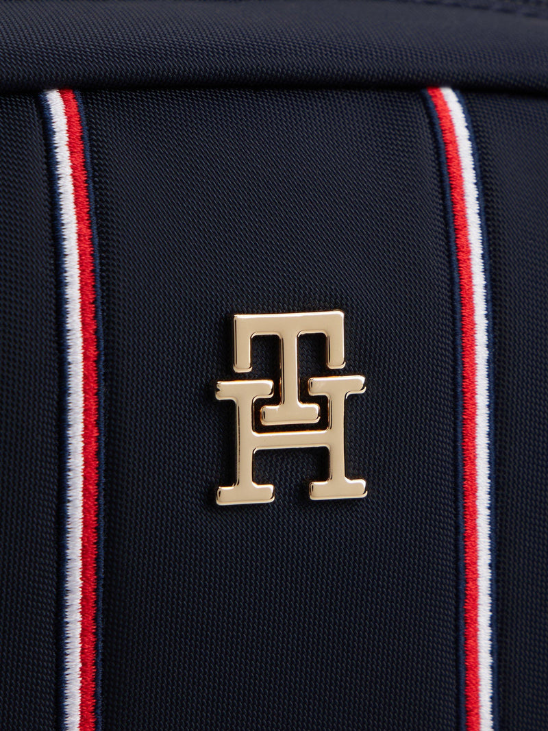 Tommy Hilfiger Popette Monogram Crossbody Camera Bag blue - British product