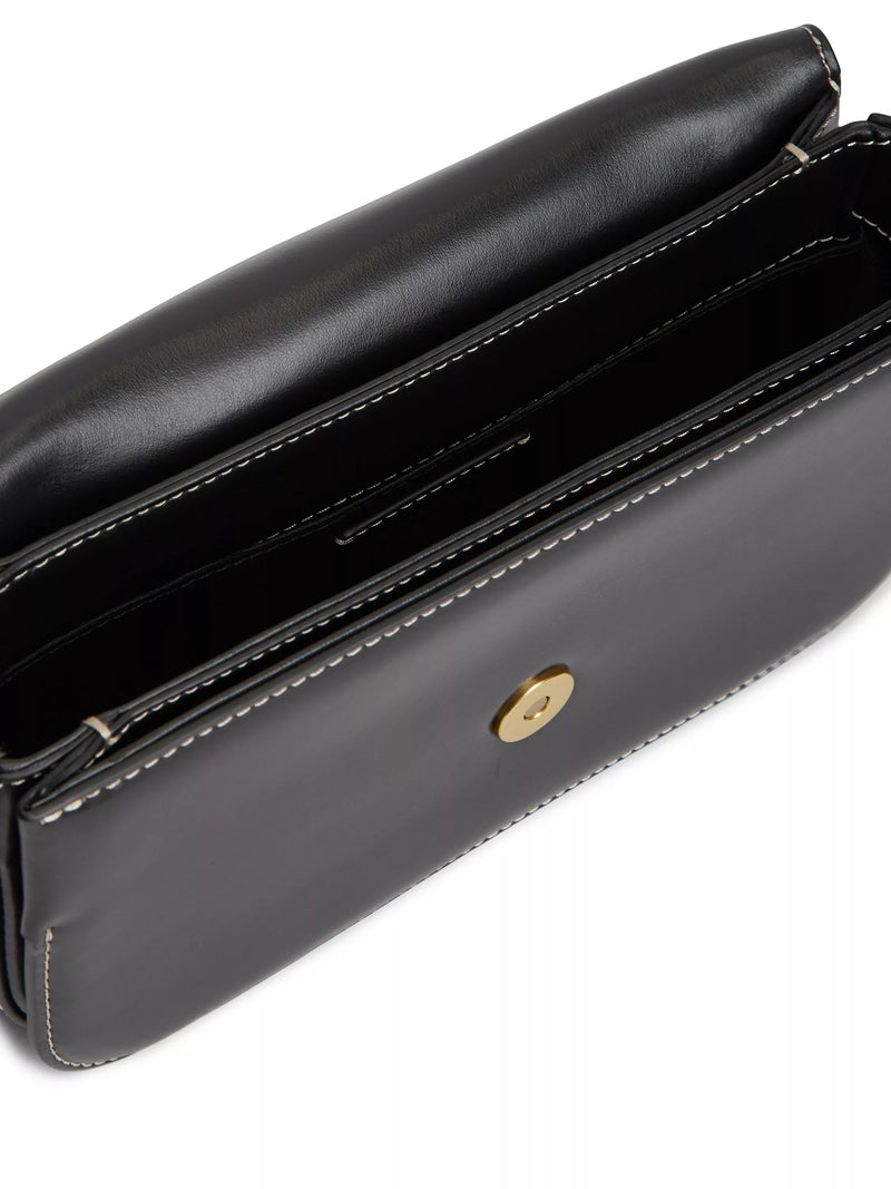 Tommy Hilfiger leather crossbody bag in black (British brand)