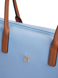 Tommy Hilfiger Popette monogram tote bag blue, imported from the UK