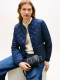 Tommy Hilfiger camera bag blue multi pebble grain, imported from the UK