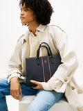 Tommy Hilfiger Daily Signature satchel in navy - British product