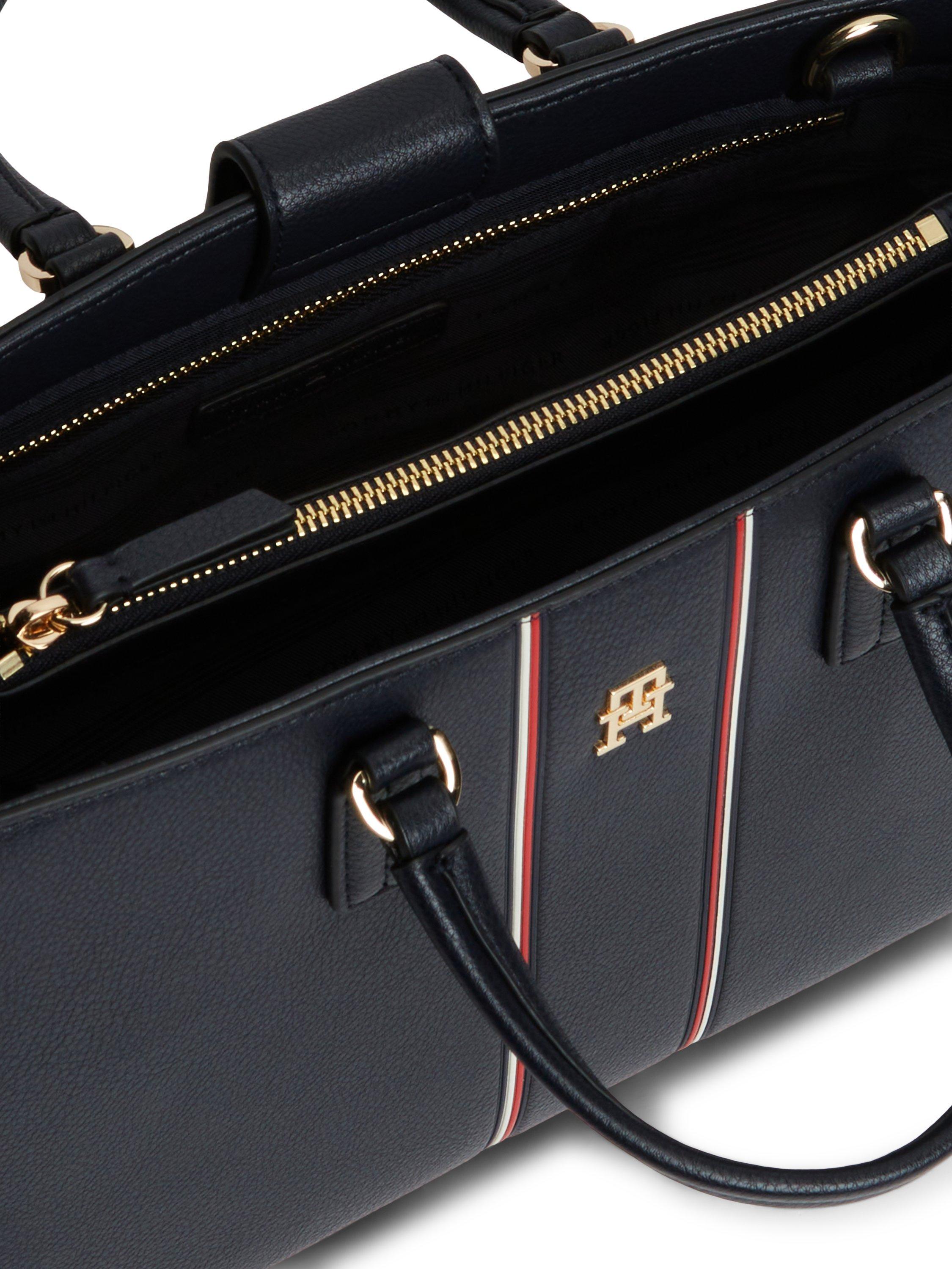 Tommy Hilfiger Daily Signature satchel in navy - British product