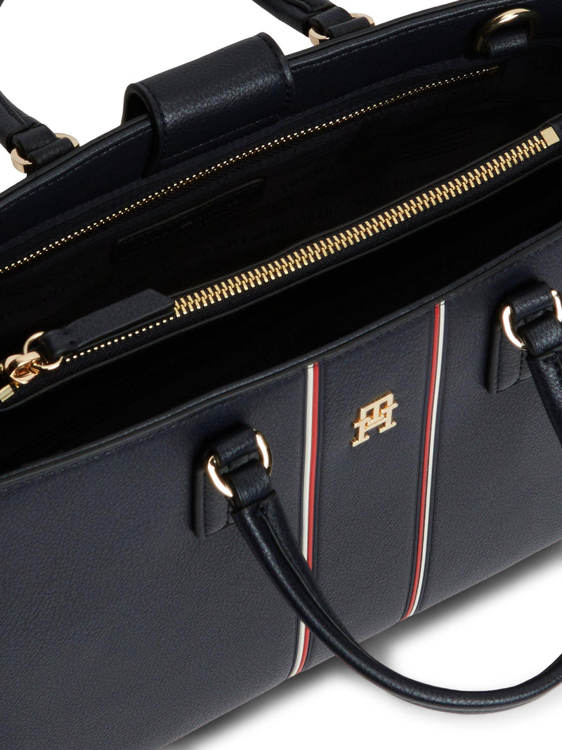Tommy Hilfiger Daily Signature satchel in navy - British product