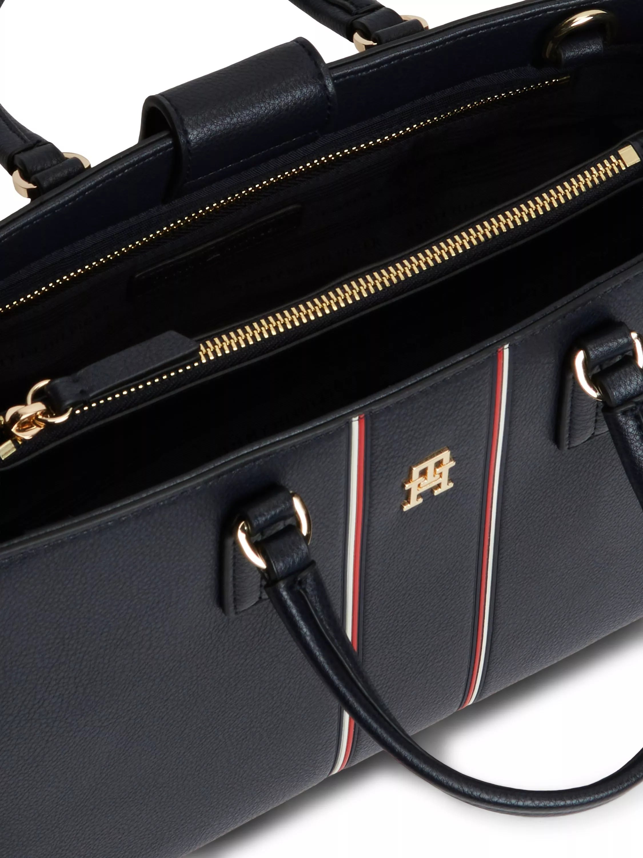 Tommy Hilfiger Daily Signature satchel in navy - British product