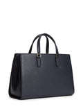 Tommy Hilfiger Daily Signature satchel in navy - British product