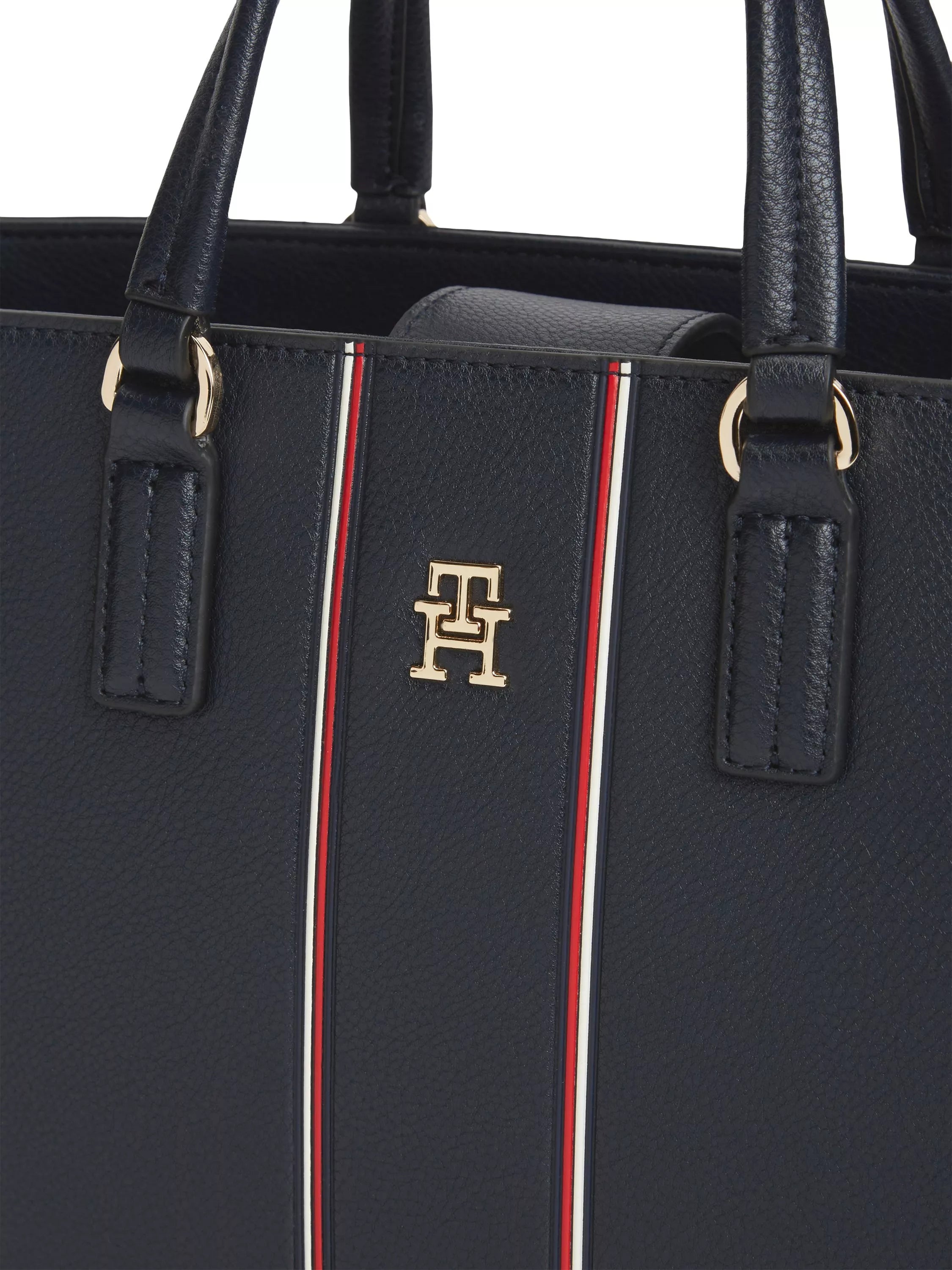 Tommy Hilfiger Daily Signature satchel in navy - British product