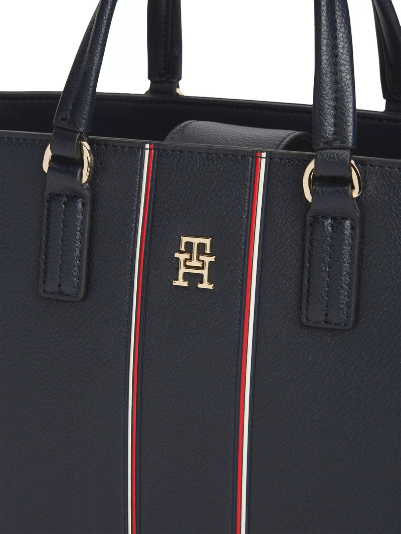 Tommy Hilfiger Daily Signature satchel in navy - British product