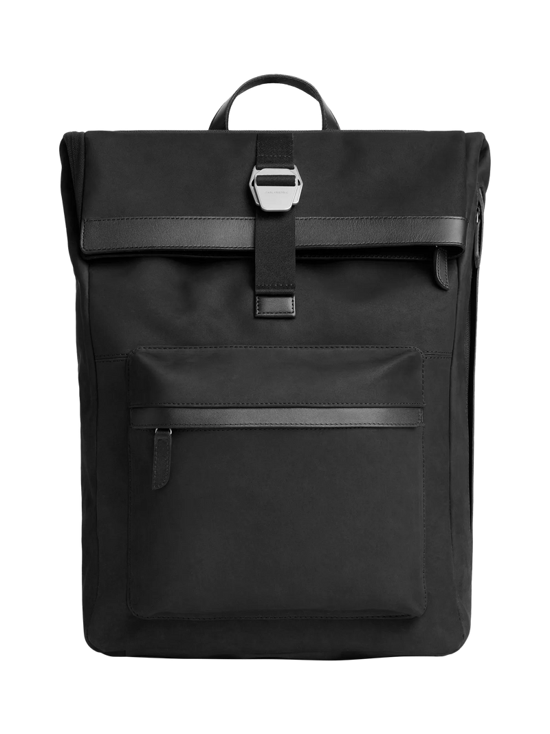 Carl Friedrik City-Hopper Fold Top Leather Backpack 23L