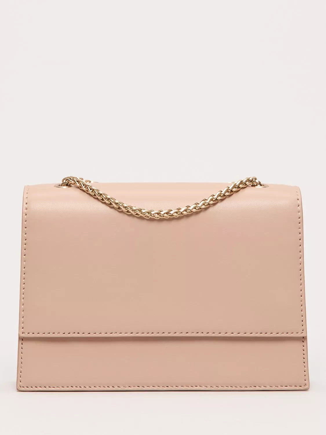 Phase Eight pure leather clutch bag neutral imported from the UK