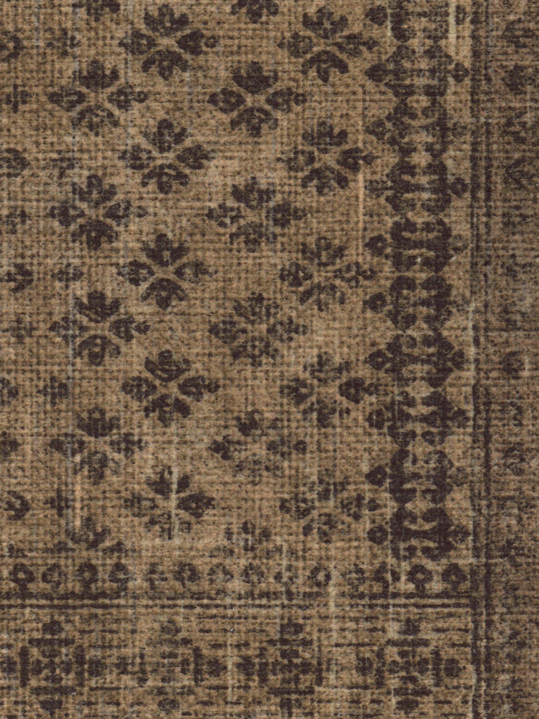 Ruggable Fernanda rug Black/Tan 90x60cm, imported from the UK