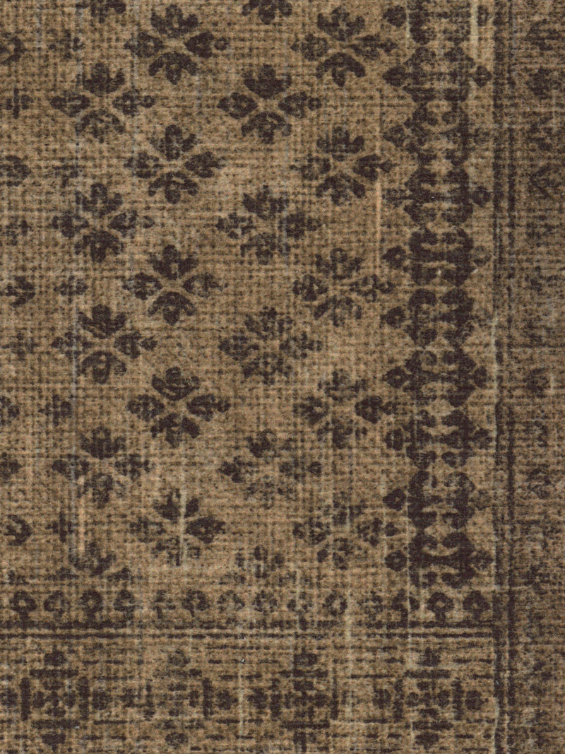 Ruggable Fernanda rug Black/Tan 90x60cm, imported from the UK