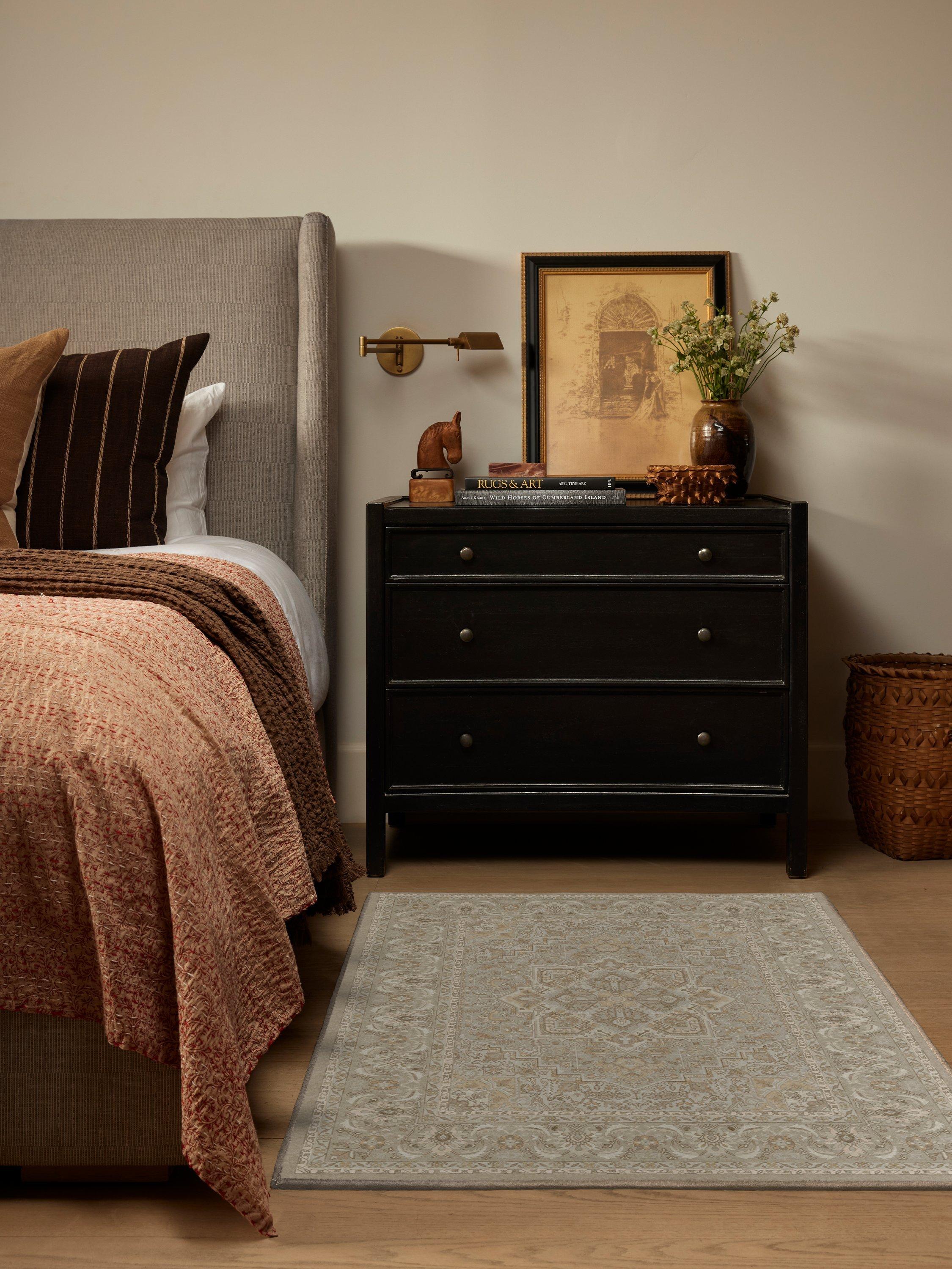 Ruggable Hendesi Heriz rug cream 90x60cm (British brand)