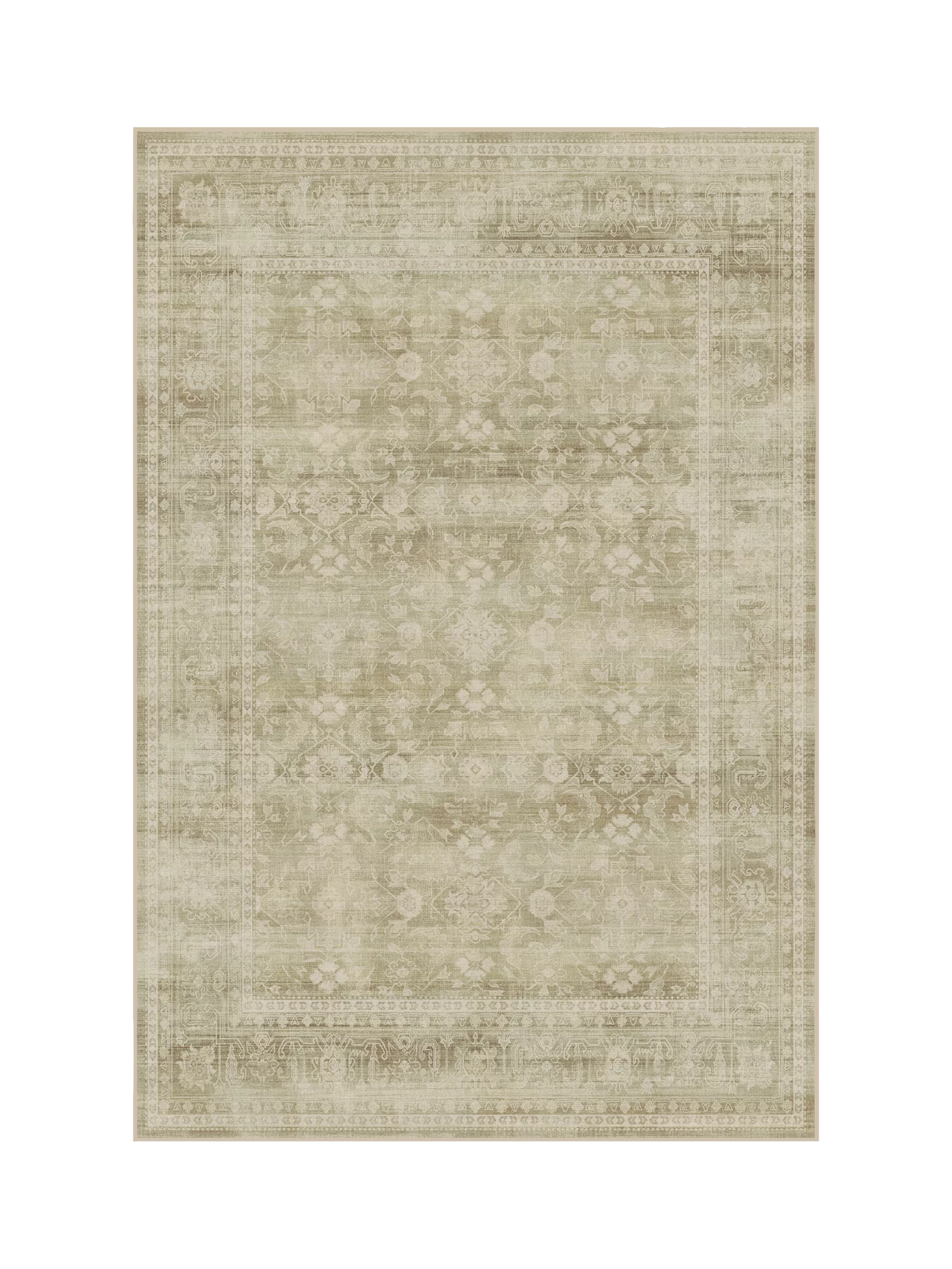 Ruggable Ophelia rug in warm neutral 90x60cm (British brand)