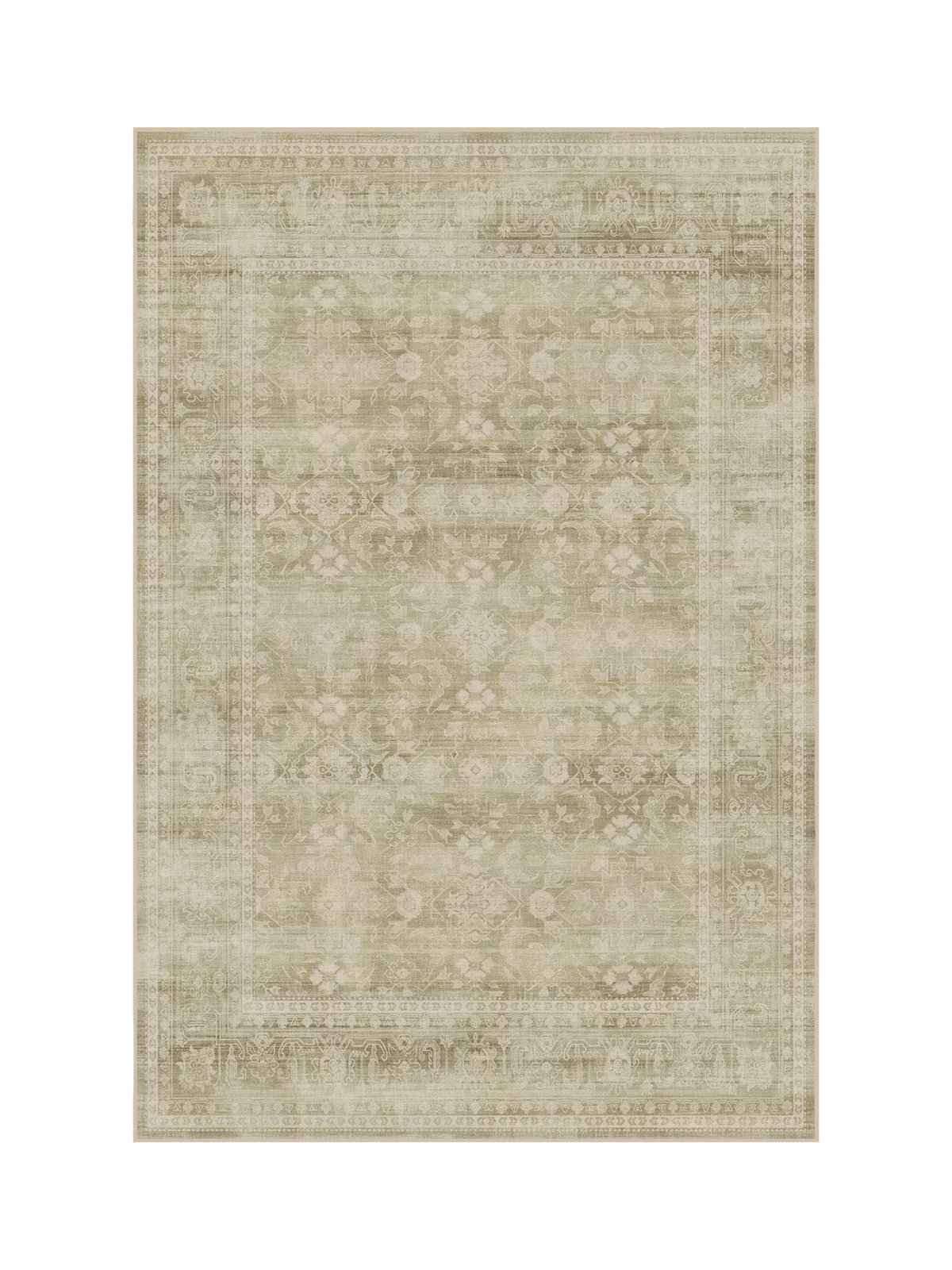 Ruggable Ophelia rug in warm neutral 90x60cm (British brand)