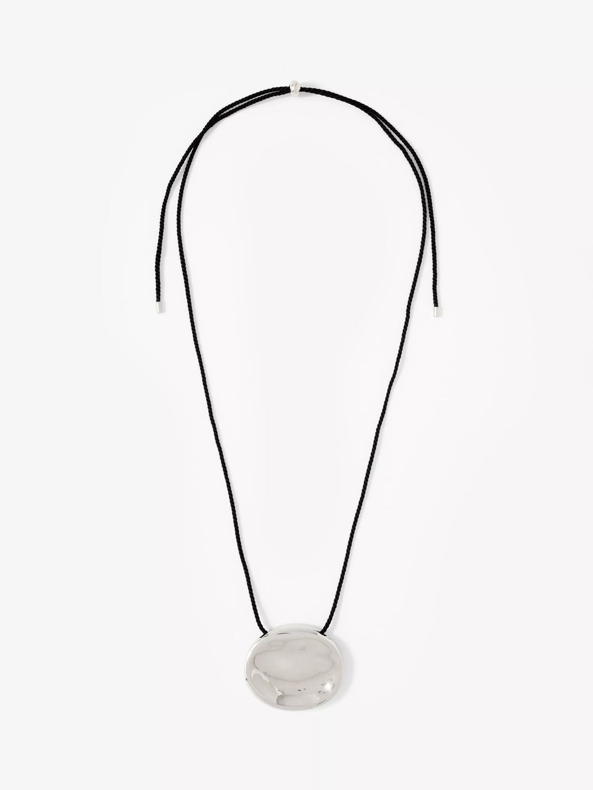 Mint Velvet stud rope necklace in silver - British product