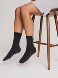 Pretty You London textured bed socks charcoal, imported from the UK