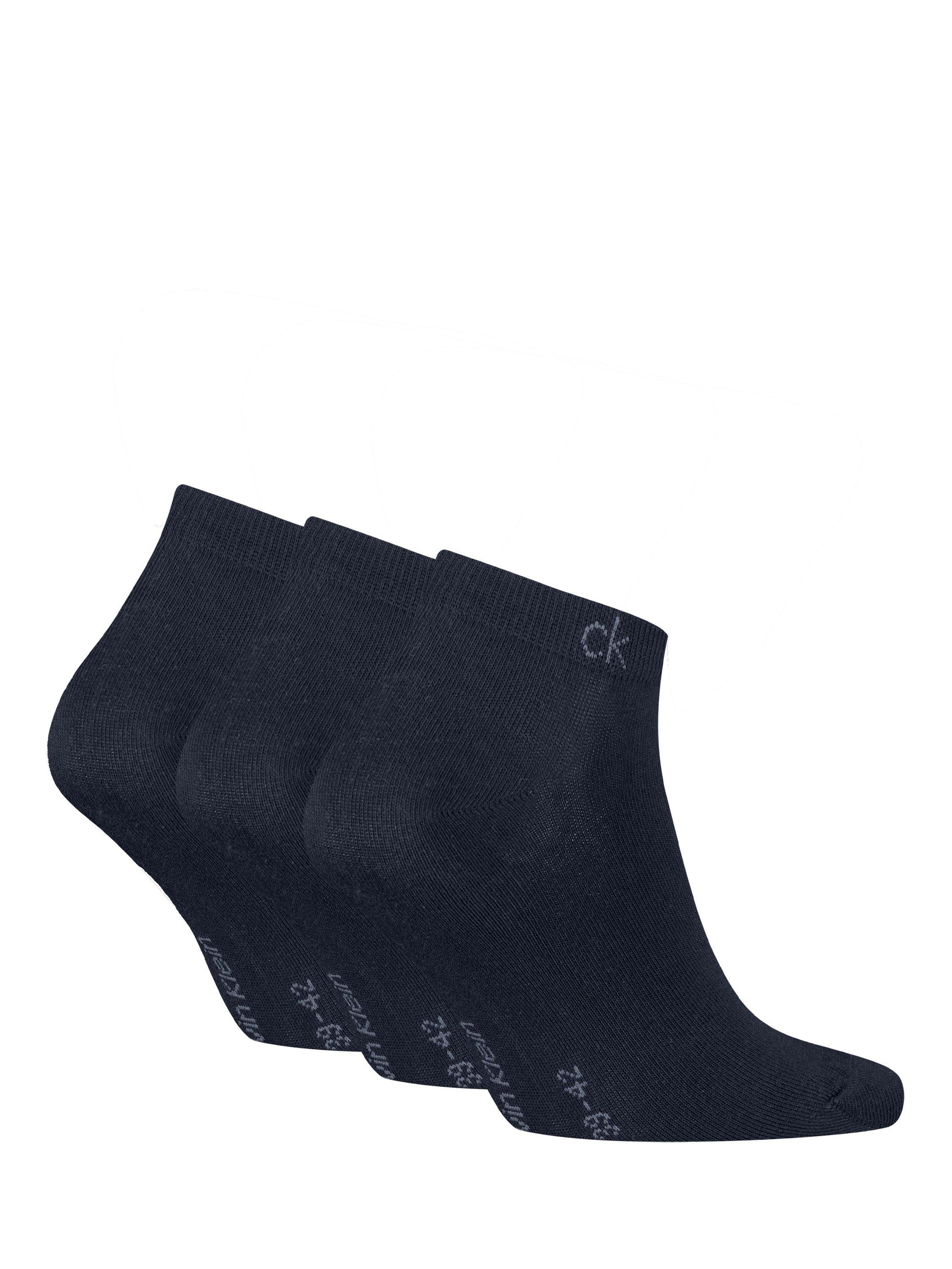 Calvin Klein sneaker socks pack of 3 navy, imported from the UK
