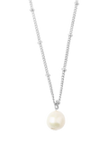 Orelia satellite chain necklace with freshwater pearl (British brand)