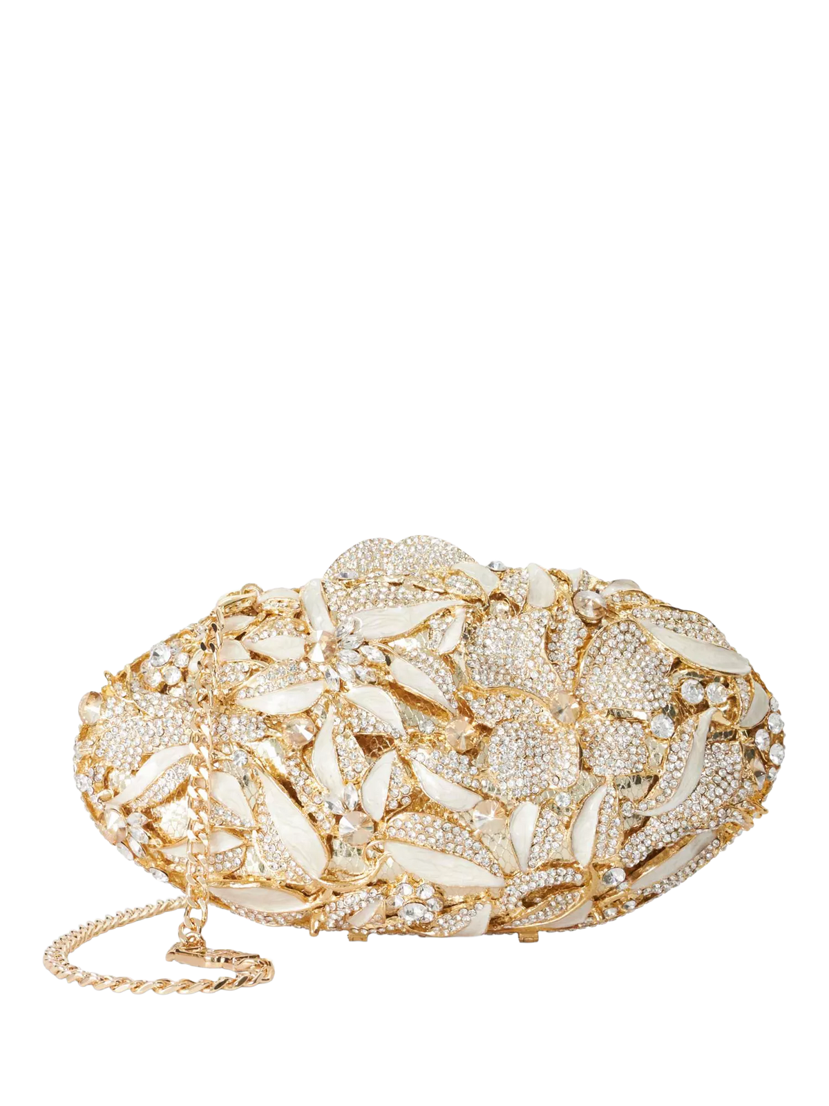 Dune London gold diamanté clutch, UK version