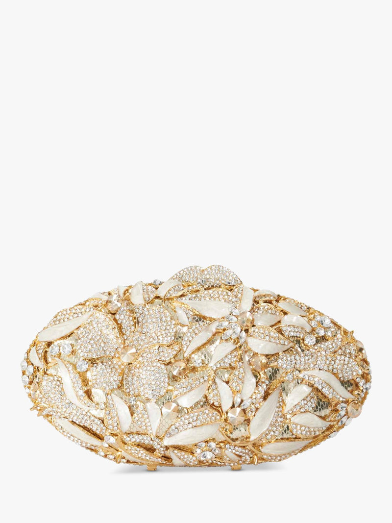 Dune London gold diamanté clutch, UK version
