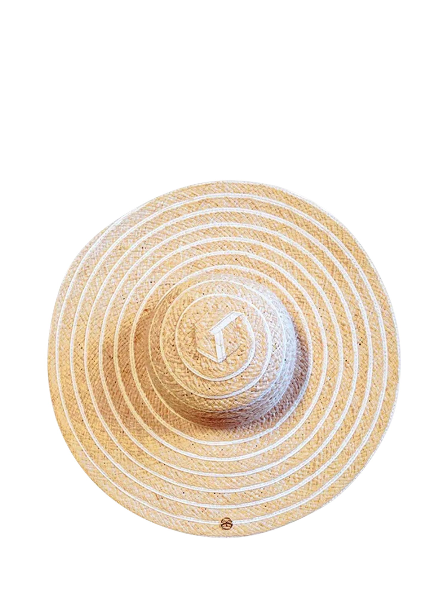 Seaspray Anna Sun Hat natural with stripe, British brand