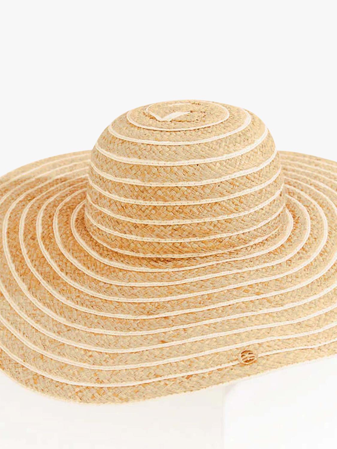 Seaspray Anna Sun Hat natural with stripe, British brand