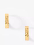 Mint Velvet mini textured hoop earrings 2cm, imported from the UK