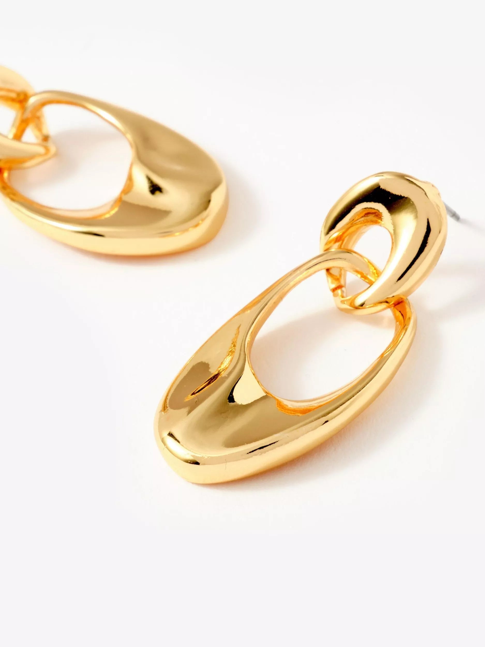 Mint Velvet gold hoop earrings - British product