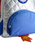 JoJo Maman Bébé quilted space rocket backpack, imported from the UK