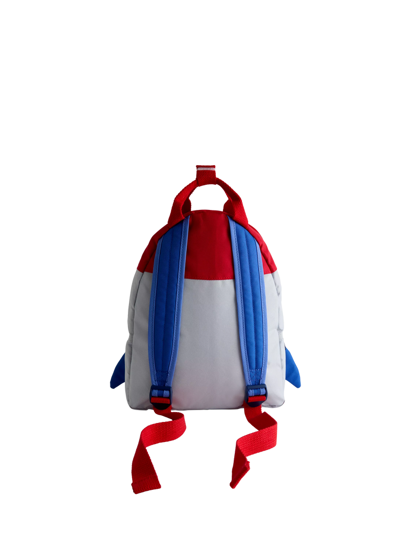 JoJo Maman Bébé quilted space rocket backpack, imported from the UK